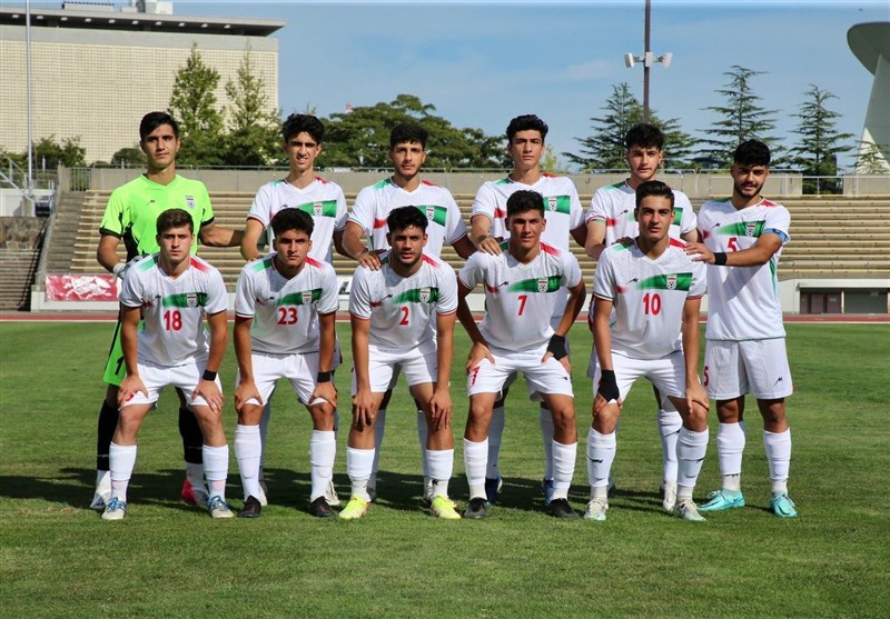 پیروزی تیم فوتبال نوجوانان ایران مقابل کومور