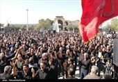 اجتماع جاماندگان اربعین حسینی در امامزاده آقا علی عباس(ع) بادرود +تصاویر