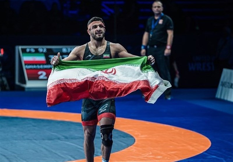 Ghasempour Defends 92kg Title in World Wrestling Championships