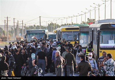  اعزام ۲۴۰۰ اتوبوس به مرزها طی ۴۸ ساعت برای بازگشت زائران اربعین 