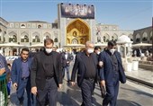 بازدید وزیر بهداشت از مرکز خدمات جامع سلامت و موکب‌های سلامت در مشهد
