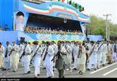 مراسم رژه نیروهای مسلح در بندرعباس