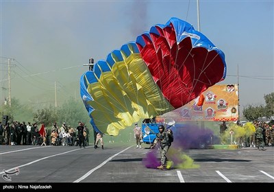 مراسم رژه نیروهای مسلح در مشهد
