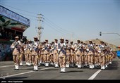 رژه نیروهای مسلح استان اردبیل برگزار شد+تصاویر