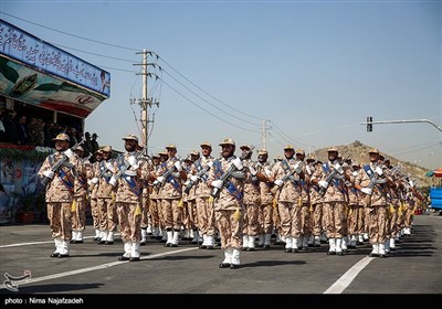 مراسم رژه نیروهای مسلح در مشهد