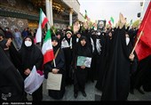 راهپیمائی مردم  همدان در محکومیت   اغتشاشات اخیر 