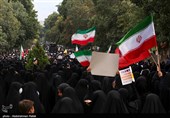 راهپیمائی مردم  همدان در محکومیت   اغتشاشات اخیر 