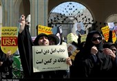 ‌‌اصفهانی‌ها ساختارشکنی آشوبگران را محکوم کردند + فیلم و تصاویر