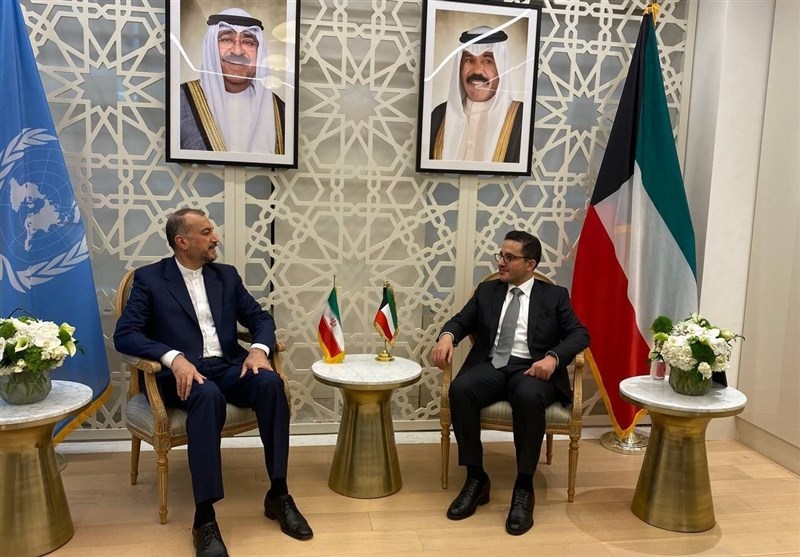 دیدار وزرای خارجه ایران و کویت در نیویورک
