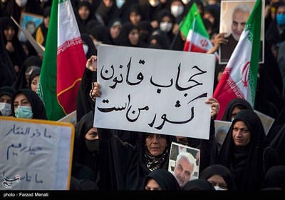 اجتماع بزرگ محکومیت اغتشاشگران در کرمانشاه