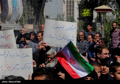 مراسم تشییع شهید مدافع امنیت حسین اجاقی در تبریز