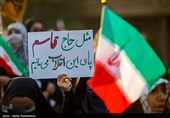 تجمع دانشگاهیان خراسان شمالی علیه اغتشاشگران/ دانشجویان صفشان را از آشوبگران جدا کردند + فیلم