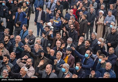 تجمع مردم اردبیل در محکومیت اغتشاشات اخیر