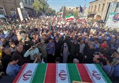 محکومیت آشوبگران در اجتماع عظیم مردم ارومیه/ تشییع پیکر ‌شهید مدافع امنیت + فیلم و تصاویر