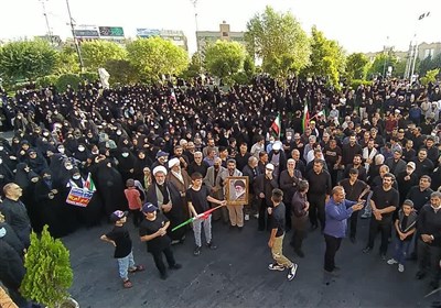 اجتماع بزرگ علیه اغتشاشگران در شهرستان‌های استان تهران/ مردم اهانت به مقدسات را محکوم کردند + تصاویر‌