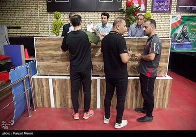 اردوی مشترک تیم ملی پینگ پنگ ایران و عراق در کرمانشاه
