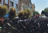 تشییع باشکوه پیکر شهید مدافع امنیت &quot;حسین تقی‌پور&quot; در اسلامشهر