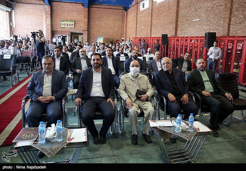 مراسم رژه ناوگان خودرویی آتشنشانی مشهد- عکس استانها تسنیم