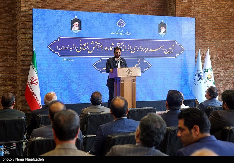 مراسم رژه ناوگان خودرویی آتشنشانی مشهد- عکس استانها تسنیم