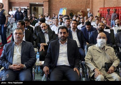 مراسم رژه ناوگان خودرویی آتشنشانی مشهد- عکس استانها تسنیم