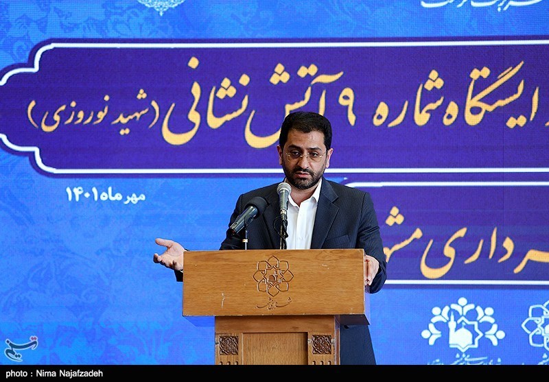 مراسم رژه ناوگان خودرویی آتشنشانی مشهد- عکس استانها تسنیم