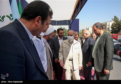 مراسم رژه ناوگان خودرویی آتشنشانی مشهد- عکس استانها تسنیم
