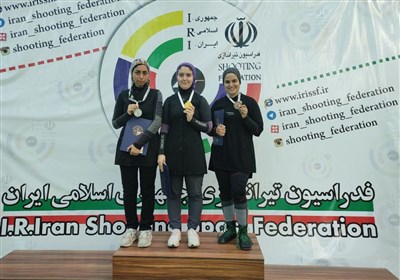  مسابقه جایزه بزرگ تفنگ بانوان| صادقیان قهرمان شد، کرمزاده دوم 