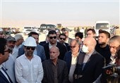 بازدید رئیس مجلس از طرح انتقال آب خلیج فارس به استان فارس