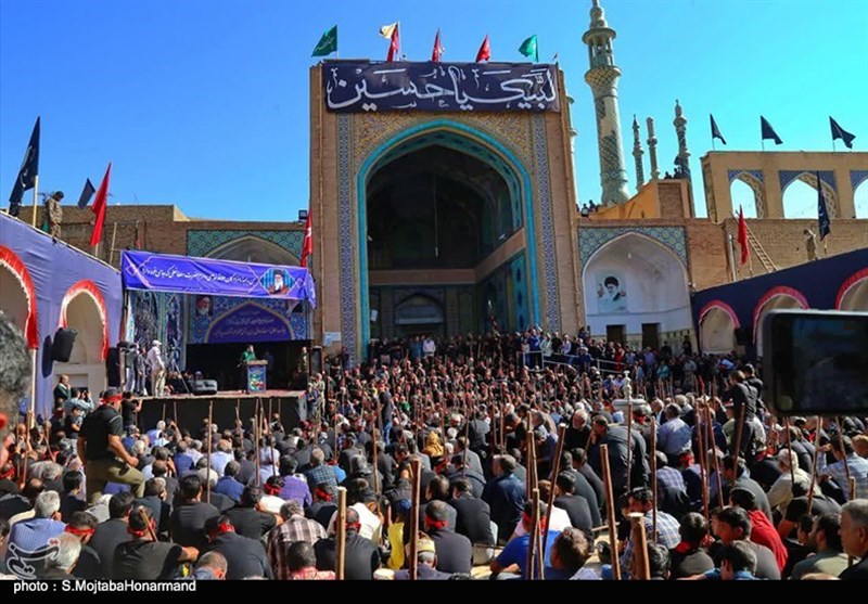 برگزاری مراسم سنتی مذهبی قالیشویان مشهد اردهال کاشان+تصاویر