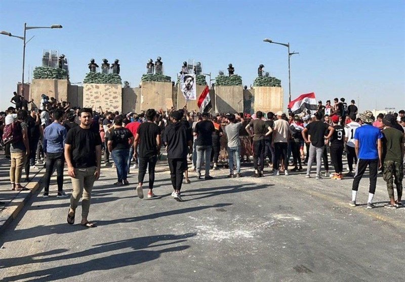 تظاهرات معترضان عراقی در بغداد