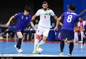دیدار تیمهای فوتسال  ایران و چین تایپه