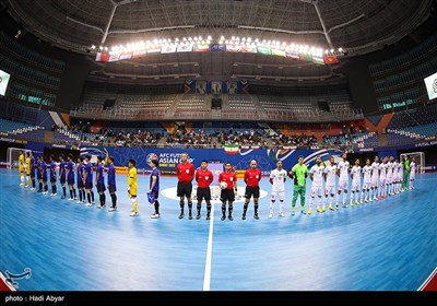 دیدار تیمهای فوتسال ایران و چین تایپه