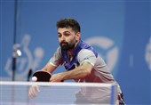 تنیس روی میز قهرمانی جهان| پایان کار ایران با حذف نوشاد عالمیان و پرتاب راکت + فیلم