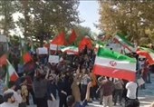 تجمع امروز دانشجویان در دانشگاه فردوسی مشهد/ دانشجویان خواستار برخورد با اغتشاشگران شدند + فیلم