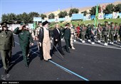 حضور رهبر معظم انقلاب در مراسم دانش‌آموختگی دانشگاه‌های افسری نیروهای مسلح