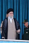 حضور رهبر معظم انقلاب در مراسم دانش‌آموختگی دانشگاه‌های افسری نیروهای مسلح