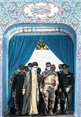 حضور رهبر معظم انقلاب در مراسم دانش‌آموختگی دانشگاه‌های افسری نیروهای مسلح