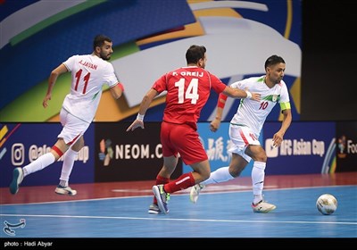 فوز المنتخب الإيراني لكرة الصالات على نظيره اللبناني