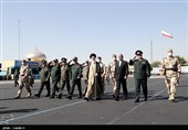 حضور رهبر معظم انقلاب در مراسم دانش‌آموختگی دانشگاه‌های افسری نیروهای مسلح