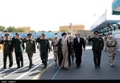 حضور رهبر معظم انقلاب در مراسم دانش‌آموختگی دانشگاه‌های افسری نیروهای مسلح