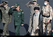 حضور رهبر معظم انقلاب در مراسم دانش‌آموختگی دانشگاه‌های افسری نیروهای مسلح