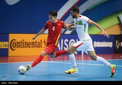 دیدار تیم‌های فوتسال ایران و ویتنام