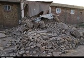 خسارت زمین لرزه در شهرستان خوی + تصاویر