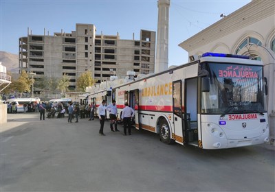 6 دستگاه آمبولانس و اتوبوسآمبولانس به ناوگان اورژانس فارس افزوده شد
