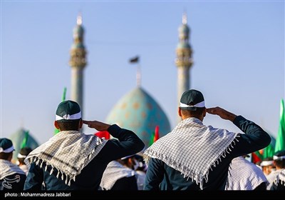 عهد سربازی نیروهای مسلح با امام زمان(عج) در جمکران