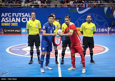 دیدار تیمهای فوتسال ایران و تایلند