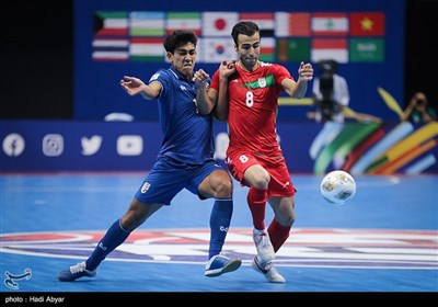 دیدار تیمهای فوتسال ایران و تایلند