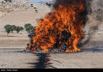 امحاء یکهزار و دویست کیلوگرم موادمخدر در لرستان