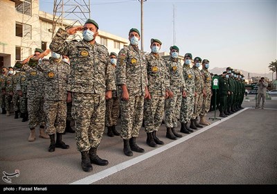 مراسم صبحگاه مشترک نیروهای نظامی و انتظامی - کرمانشاه