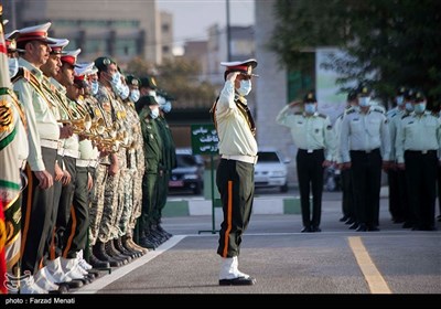 مراسم صبحگاه مشترک نیروهای نظامی و انتظامی - کرمانشاه